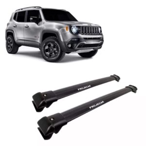 Rack Teto Travessa Jeep Renegade 2015 A 2018 Preto Preto