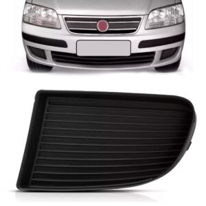 Tela Frontal Moldura Milha Idea 06 07 08 2009 2010 Sem Furo Lado Direito