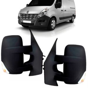 Retrovisor Ranault Master 2013 2014 2015 Com Pisca Manual Lado Esquerdo