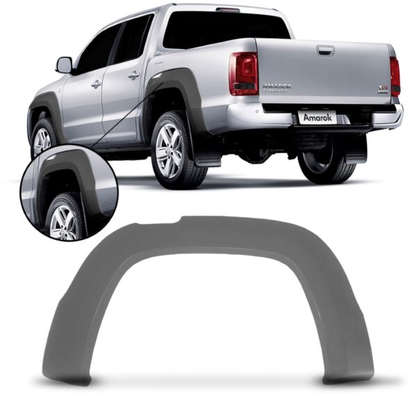 Alargador Paralama Traseiro  Amarok 2011 Lado Esquerdo