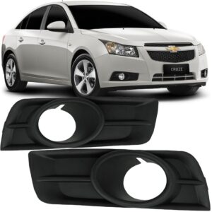 Tela Frontal Parachoque Moldura Farol Milha Cruze 2012 2013 Lado Esquerdo