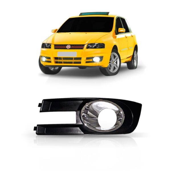 Acabamento Tela Milha Do Parachoque Stilo 2005 A 2010 Unid Lado Esquerdo