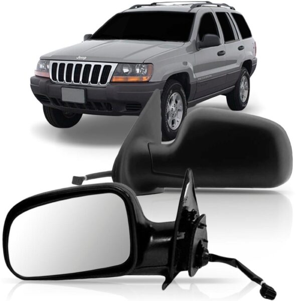 Retrovisor Grand Cherokee 1999 2000 2001 2002 2003 2004 Lado Esquerdo