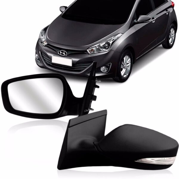 Retrovisor Hb20 Sinaleira Eletrico 2012 2013 2014 2015 2016 Lado Direito