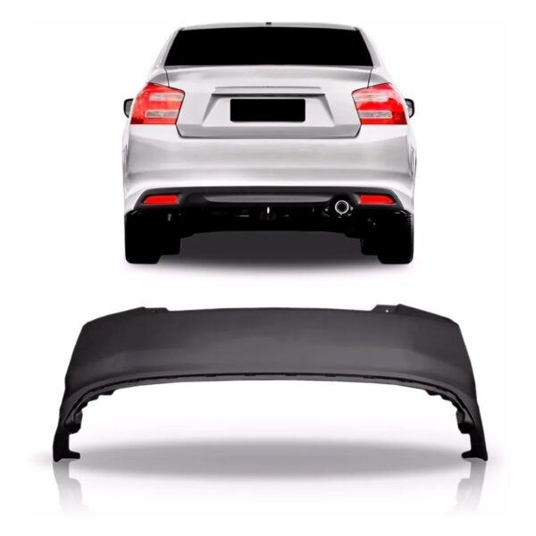 Parachoque Traseiro Honda City 2012 2013 2014 1a Linha