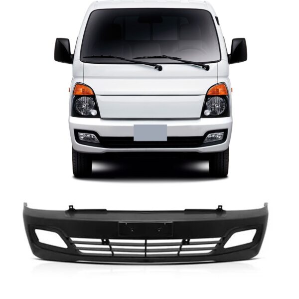 Parachoque Dianteiro Hr 2013 A 2015 Com Grade Novo Preto