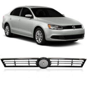 Grade Jetta 2011 A 2014 Preta C/friso Cromado Preta