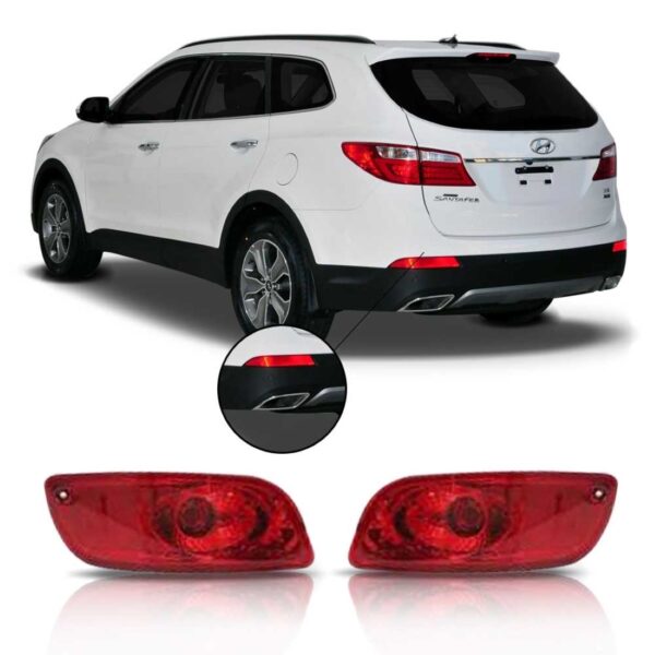 Lanterna Neblina Parachoque Santa Fé 06 07 08 09 10 1ª Linha - - Direito