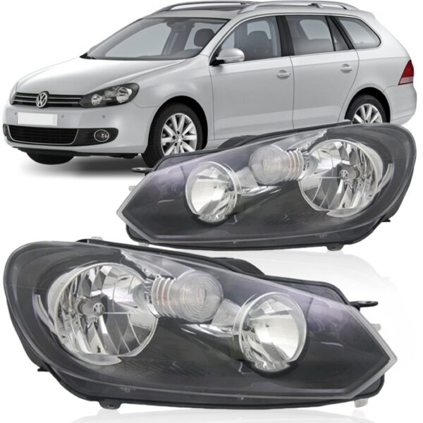 Farol Jetta Variant Perua 2010/14 Esquerdo Esquerdo 1ª Linha Esquerdo/motorista