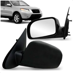Retrovisor Santa Fe 07 08 2009 Sem Sinaleira Eletrico Primer Lado Esquerdo