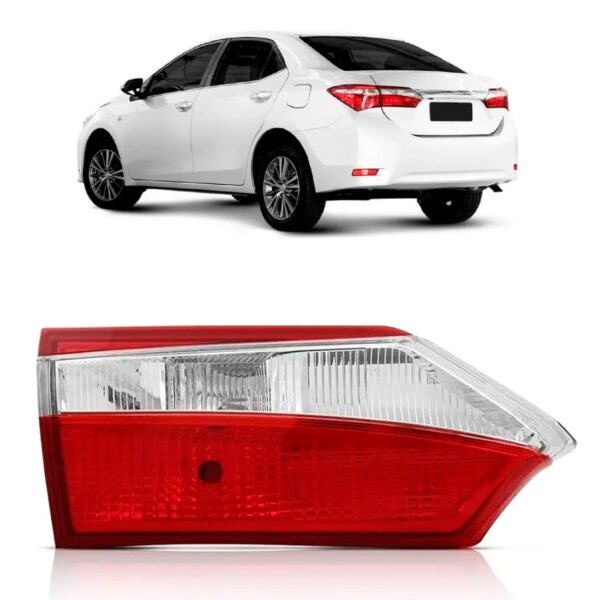 Lanterna Traseiira Corolla 2015 A 2016 Tampa Da Cor Vermelha Lado Esquerdo