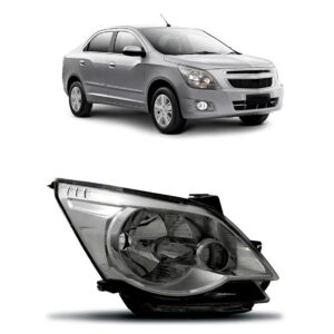 Farol Dianteiro Cobalt 2012 2013 2014 Cromomix 1ª Linha - Direito/passageiro