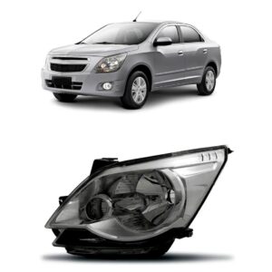 Farol Dianteiro Cobalt 2012 2013 2014 Cromomix 1ª Linha Esquerdo/motorista
