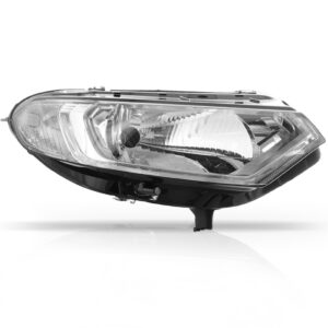 Farol Ecosport 2013 2014 2015 2016 Máscara Cromada 1ª Linha - Direito/passageiro