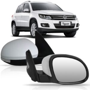 Retrovisor Tiguan 2009 2010 11 12 2013 2014 Com Sinaleira  Lado Esquerdo