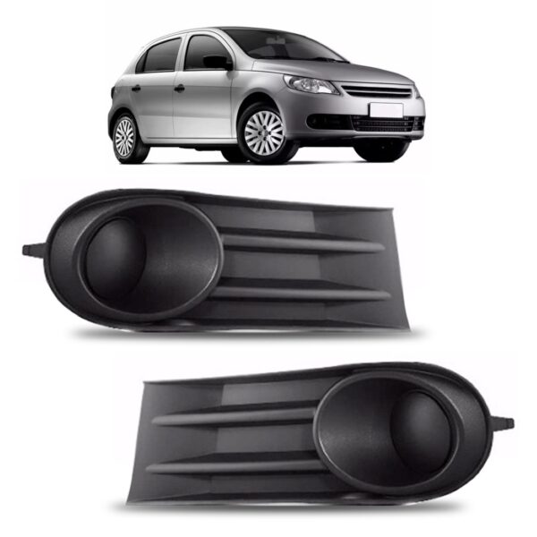 Tampa Farol Moldura Milha Gol G5 Gv  Voyage Saveiro Fechada Pronto Para Pintura Direito