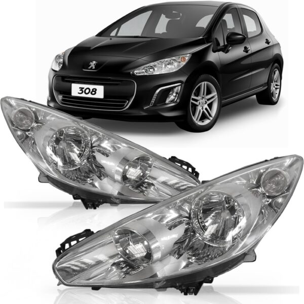 Farol Peugeot 308 2011 2012 2013 2014 1ª Linha Direito/passageiro