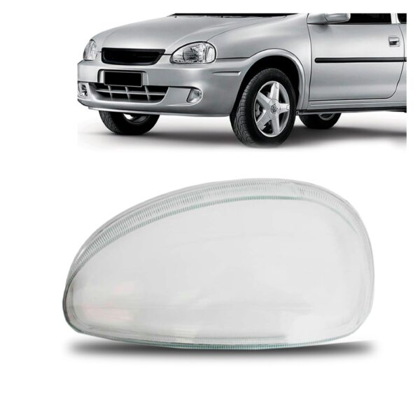 Lente Farol Corsa 2000 2001 2002 Lado Esquerdo