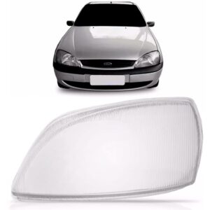 Lente Farol Fiesta Courier 2000 2001 2002 Lado Esquerdo