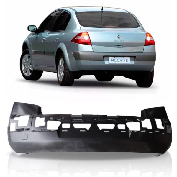 Parachoque Megane Sedan Traseiro 2006 A 2013 1a Linha