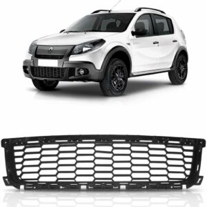Grade Sandero Stepway 2011 2012 2013 Inferior Central Preta