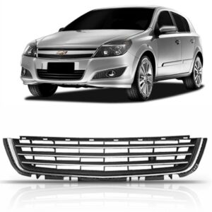 Tela Frontal Parachoque Vectra 2009 A 2012 Inferior Central Preta