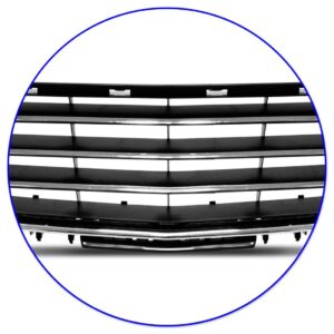 Tela Frontal Parachoque Vectra 2009 A 2012 Inferior Central Preta