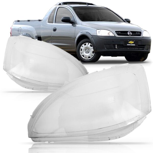Lente Farol Corsa Montana 2003 04 05 06 07 2008 Esquerdo