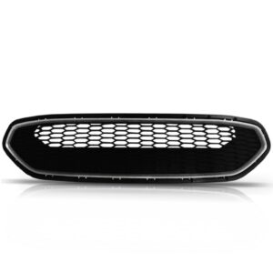 Grade Radiador Ka 2014 2015 2016 2017 2018 Com Friso Cromado Preto