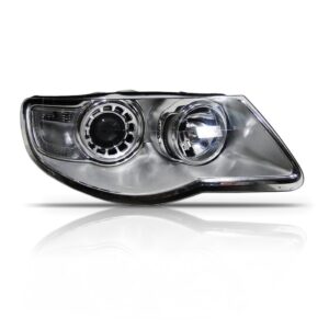 Farol Touareg 2007 2008 2009 2010 Foco Duplo Cromada Esquerdo