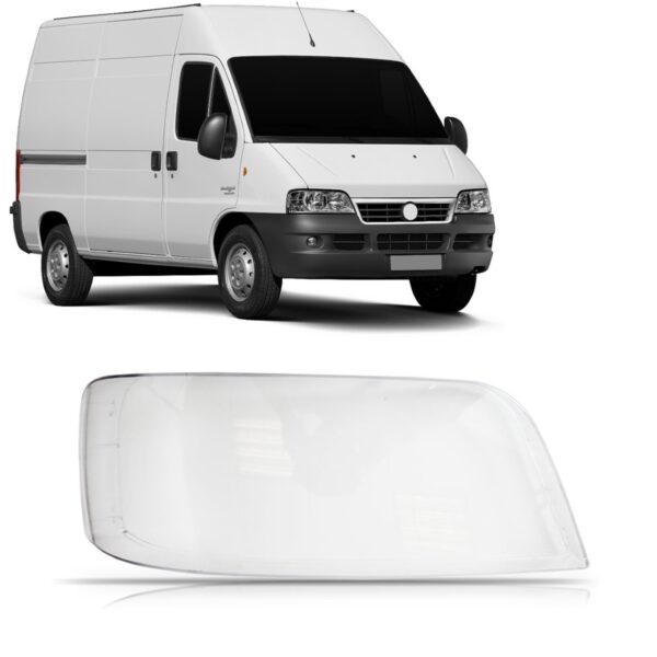 Lente Farol Ducato Boxer Jumper 06 2007 08 09 10 2011 2012- Lado Direito