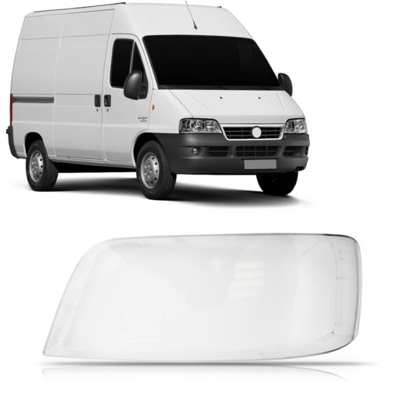 Lente Farol Ducato Boxer Jumper 06 2007 08 09 10 2011 2012- Lado Esquerdo