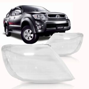 Lente Farol Hilux 2004 2005 2006 2007 2008 Toyota Lado Direito