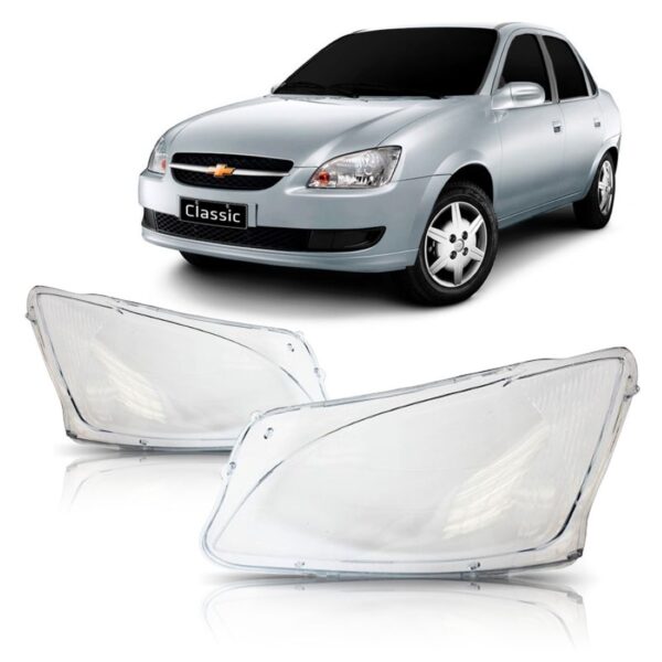 Lente Farol Classic 2011 2012 Chevrolet Lado Direito