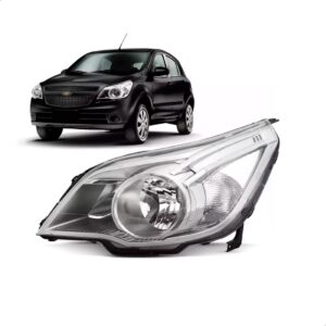Farol Agile 10 A 15 E Montana 10 A 15 Cromomix 1ª Linha - Esquerdo/motorista
