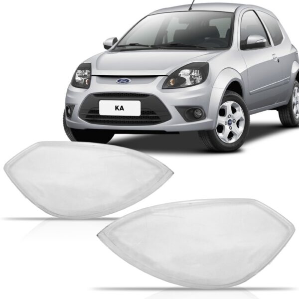 Lente Farol Ford Ka 2008 2009 2010 2011 2012 2013 Lado Esquerdo