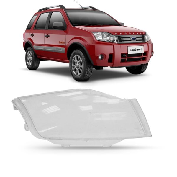 Lente Farol Ford Ecosport 2008 2009 2010 2011 2012 Lado Direito