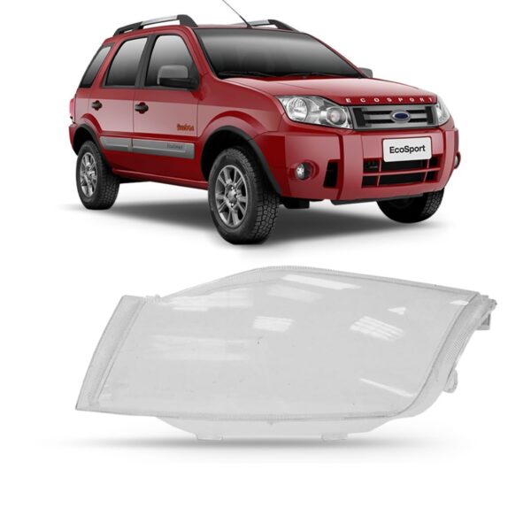 Lente Farol Ford Ecosport 2008 2009 2010 2011 2012 Lado Esquerdo