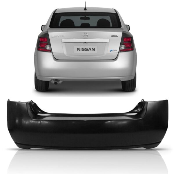 Parachoque Traseiro Sentra 2007 2008 2009 2010 1a Linha