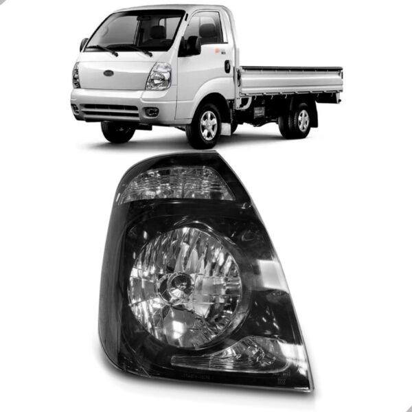 Farol Para Kia Bongo 13 2014 15 A 16 Mascara Negra 1ª Linha Direito/passageiro