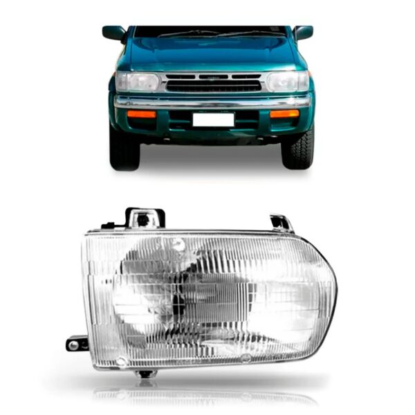 Farol Para Nissan Pathfinder 1996 A 1999 Cromado 1ª Linha - Direito/passageiro