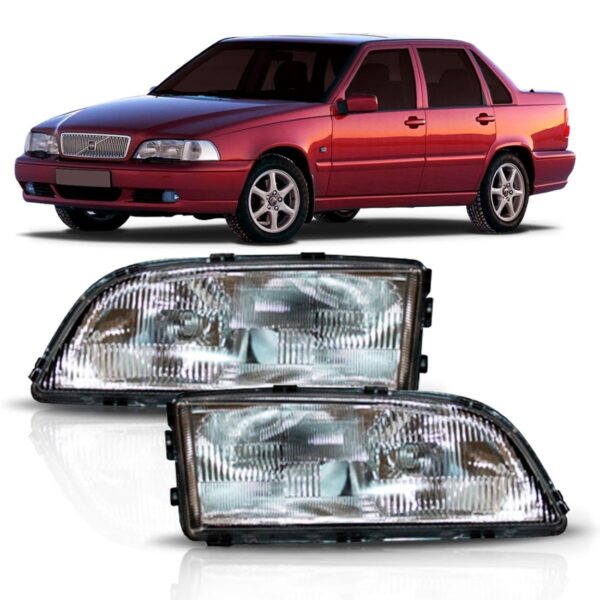 Farol Para Volvo S70 Ano 1997 1998 1999 2000 1ª Linha - Direito/passageiro