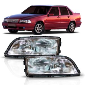 Farol Para Volvo S70 Ano 1997 1998 1999 2000 1ª Linha - Esquerdo/motorista