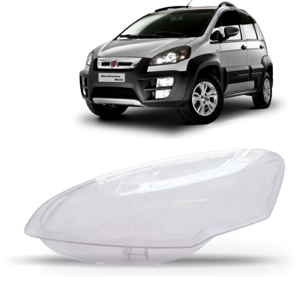 Lente Farol Fiat Idea 2011 2012 2013 2014 Lado Esquerdo