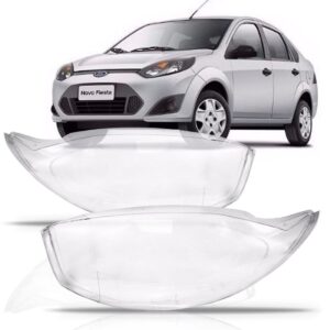 Lente Do Farol Ford Fiesta 2011 2012 2013- Lado Esquerdo