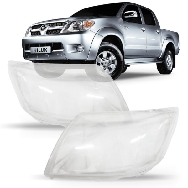 Lente Farol Hilux 2009 2010 2011 Srv Pickup Lado Esquerdo