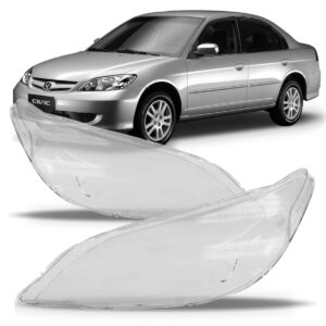 Lente Farol Honda Civic 2004 2005 2006 Lado Direito