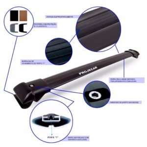 Travessa Teto Citroen C4 Grand Picasso 2007 A 2015 Preto Preto