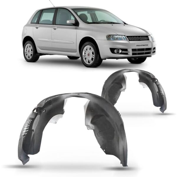 Asa Urubu Dianteiro Para Fiat Stilo 2004 2005 2006 A 2010 Lado Esquerdo