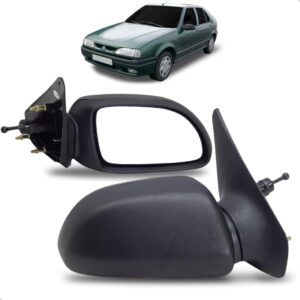 Retrovisor R-19 1992 1993 1994 1995 Controle Manual Lado Direito